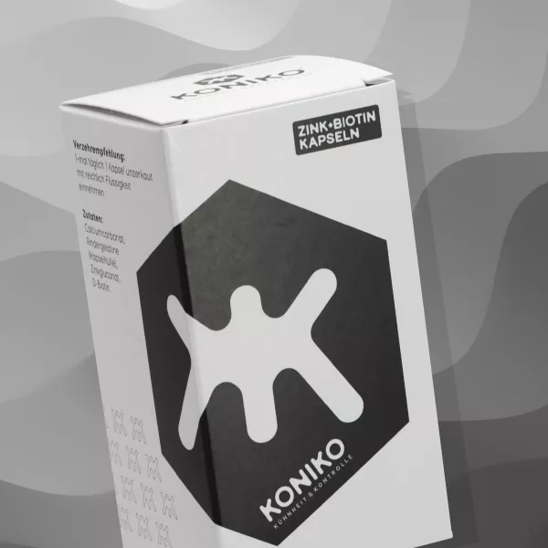 Koniko FULL SERVICE<br />
Konzept, Design, Packaging, Preprint-Management, Online-Shop und Social-Media